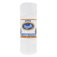 Durable glanskatoen Wit 100 gram