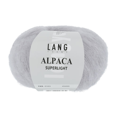 Lang Yarns Lang Yarns Alpaca Superlight Hellgrau 25 gram