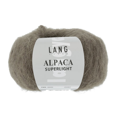 Lang Yarns Lang Yarns Alpaca Superlight Schlamm 25 gram nr 99