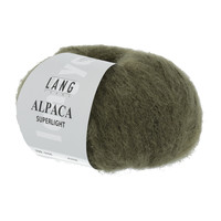 Lang Yarns Alpaca Superlight Olive Dunkel 25 gram nr 98