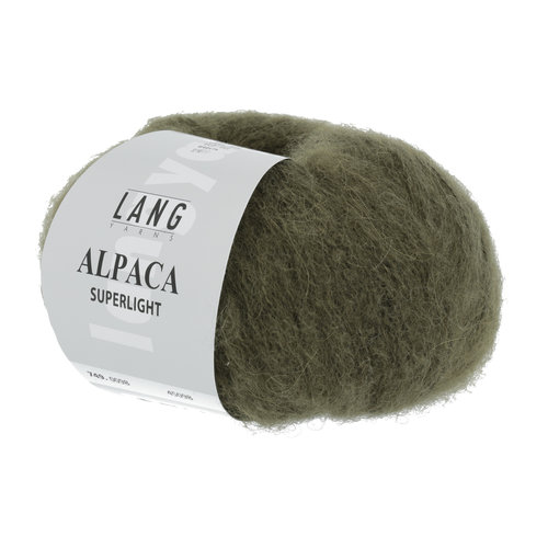 Lang Yarns Lang Yarns Alpaca Superlight Olive Dunkel 25 gram nr 98