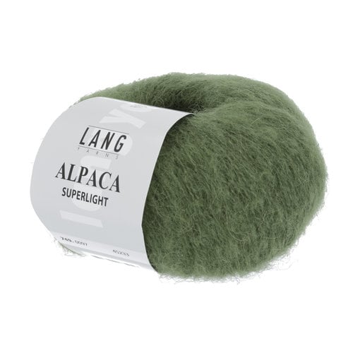 Lang Yarns Lang Yarns Alpaca Superlight Olive 25 gram nr 97