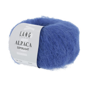 Lang Yarns Lang Yarns Alpaca Superlight Royal  Blauw 25 gram nr 6