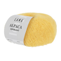 Lang Yarns Alpaca Superlight Geel 25 gram nr 13