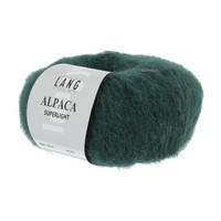 Lang Yarns Alpaca Superlight Donkergroen 25 gram nr 18