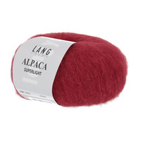 Lang Yarns Alpaca Superlight Rood 25 gram nr 60