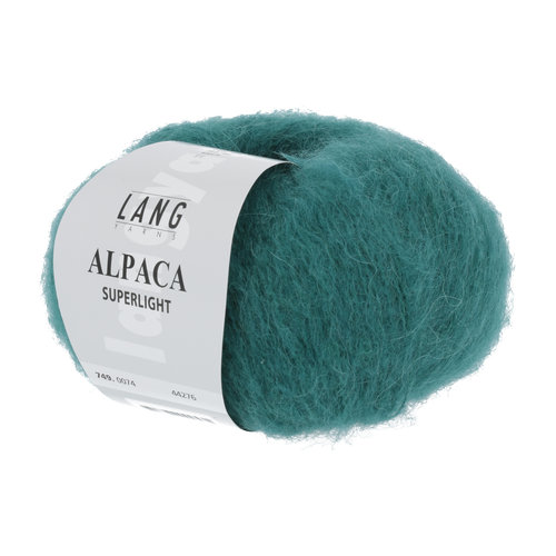 Lang Yarns Lang Yarns Alpaca Superlight Smaragd 25 gram nr 74