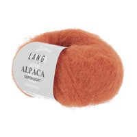 Lang Yarns Alpaca Superlight Orange 25 gram nr 59