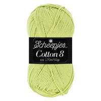 Scheepjes Cotton 8 50 gram nr 642 Geel