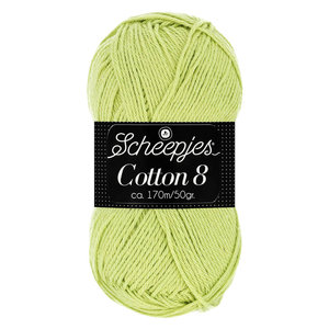 Scheepjeswol Scheepjes Cotton 8 50 gram nr 642 Geel