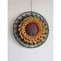 Funny Haakpakket Mandala Sunflower 25 cm