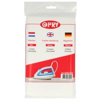 Opry Plakvlies 90 x 200 cm opstrijkbaar wit