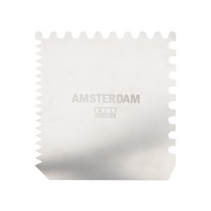 Amsterdam Amsterdam metalen schraper 10 x 10 cm