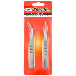 Meyco Set met 2 hobby pincetten Meyco Set met 2 hobby pincetten