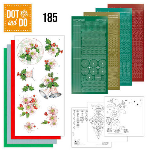 Hobbydots Dot and Do 185 - Jeanine's Art - Christmas Flowers - Pink Christmas Flowers