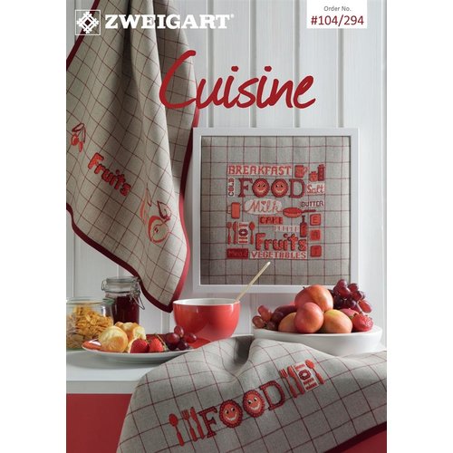 Zweigart Zweigart Borduurpatronen boekje Cuisine 104-294