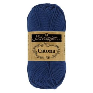 Scheepjeswol Scheepjes Catona 25 gram - 527 Midnight Blue