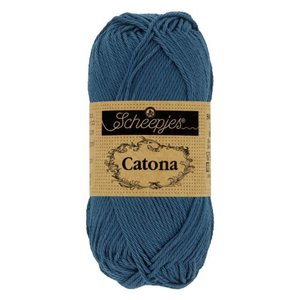 Scheepjeswol Scheepjes Catona 10 gram nr 164 Light Navy Scheepjeswol Scheepjes Catona 10 gram nr 164 Light Navy