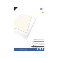 Transparant papier Kangaro A3 blok 24 vel met 1 vel millimeterpapier