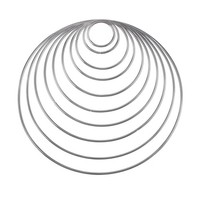 Metalen ringen 10 cm