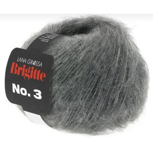 Lana Grossa Lana Grossa Brigitte nr 3 Mohair kleur 33 Donkergrijs