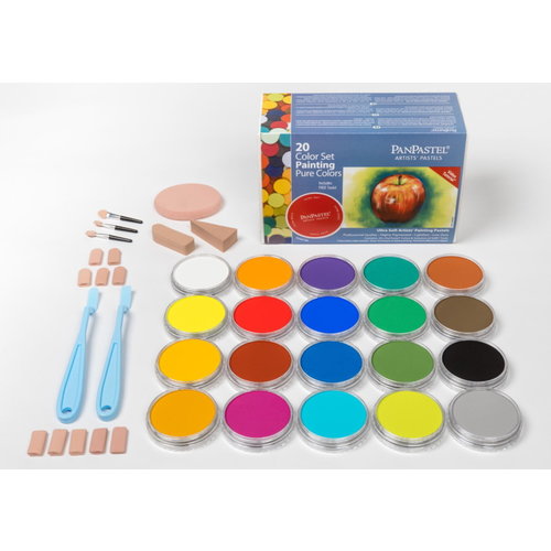 Feat Gastheer van Productie PanPastel Painting Set met 20 Pure Kleuren Kopen - Zomerspeelgoed