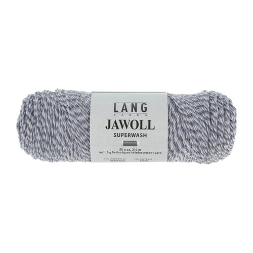 Lang Yarns Lang Yarns Jawoll 50 gram blue/light gray mouliné nr 151