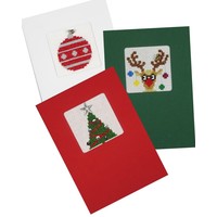 Pako Borduurkaarten Kerst 3 Stuks