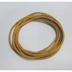 Hobby & Crafting Fun Leren koord 3 mm naturel 2 meter