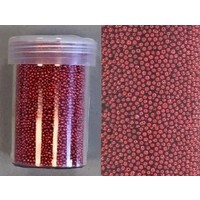 Mini pearls 0,8-1,0 mm Rood 22 gram