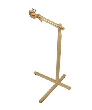 Curtzy 6 Stück Stickrahmen Holz Set Bambus Ringe Holzring 30cm Kreis - Einstellbare Strickrahmen Set Rund Ring Set Kreuzstich Hoop, DIY Basteln, und Handwerkliches Nähen