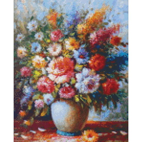 PixelHobby Pixelhobby Geschenkpakket 5634 Boeket Fleurige Bloemen