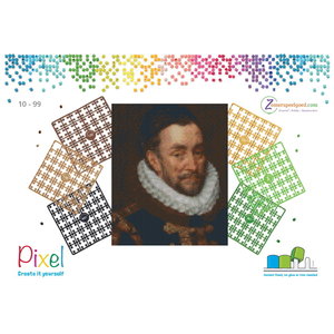 PixelHobby Pixelhobby Patroon 5636 Willem van Oranje PixelHobby Pixelhobby Patroon 5636 Willem van Oranje