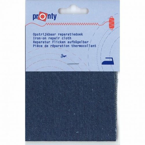 Pronty reparatiedoek jeans opstrijkbaar 074 midden