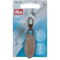 Prym Fasion Zipper Lederimitatie Ovaal