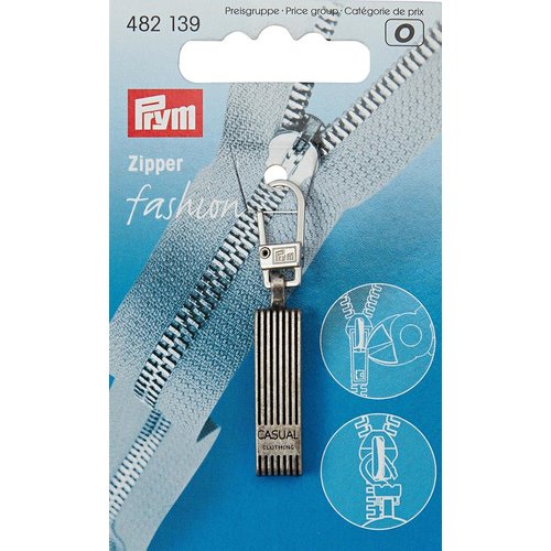 Prym Prym fasion zipper oud zilver