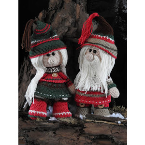 Funny's Haken Haakpakket Funny Gnoomy set Christmas Funny's Haken Haakpakket Funny Gnoomy set Christmas