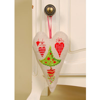 Vervaco Borduurpakket Kerst Hart 0145784