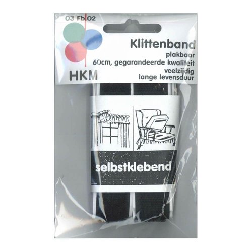 Opry Opry Klittenband zwart plakbaar 60 cm