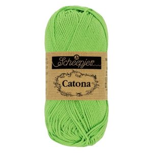 Scheepjeswol Scheepjes Catona 10 gram nr 513 Apple Green Scheepjeswol Scheepjes Catona 10 gram nr 513 Apple Green