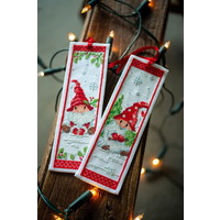 Vervaco Borduurpakket Bladwijzers Kerstmannetjes 2 stuks 0189703
