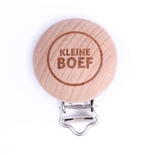 Durable Houten Speenclip Kleine Boef 2 stuks