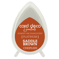 Card Deco Essentials Fast-Drying Pigment Ink Pearlescent Saddle Brown