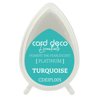 Card Deco Essentials Fast-Drying Pigment Ink Pearlescent Turquoise