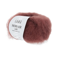 Lang Yarns Mohair Luxe nr 62 Bruin Rood