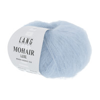 Lang Yarns Mohair Luxe nr 120 ijsblauw