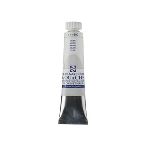 Talens  Gouache Plakkaatverf Extra Fijn 20 ml Tube Zilver 800