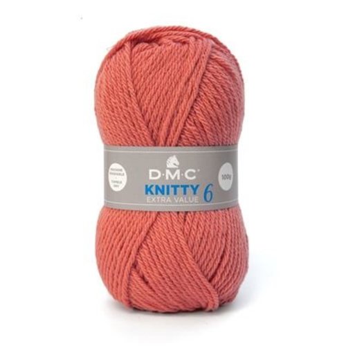 DMC DMC Knitty 6 100 gram nr 622 Warm Oranje