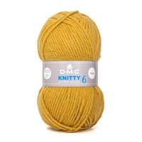 DMC Knitty 6 100 gram nr 670 Okergeel