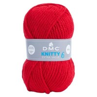 DMC Knitty 6 100 gram nr 698 Rood